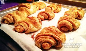 #foodblogbilanz2015: Die kulinarische Reise geht weiter 16 Franzbrötchen fertig