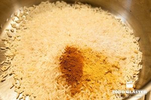 Hähnchencurry mit Reis 21 Reis anbraten
