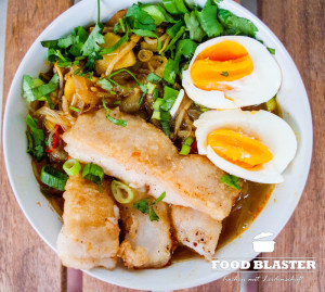 Asiatsiche Suppe mit Wels