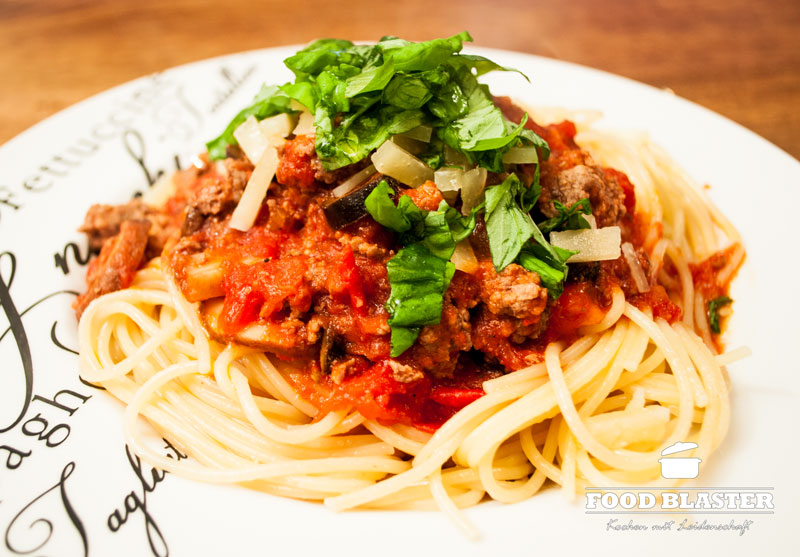 Spaghetti Bolognese mit Rindfleisch Rezept - Food Blaster
