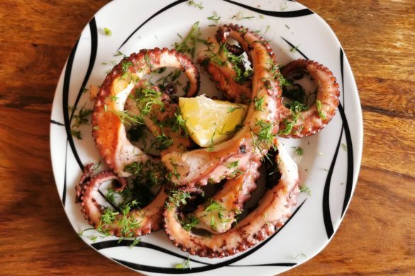 Pulpo-Salat - schnell und einfach zubereitet Rezept - Food Blaster