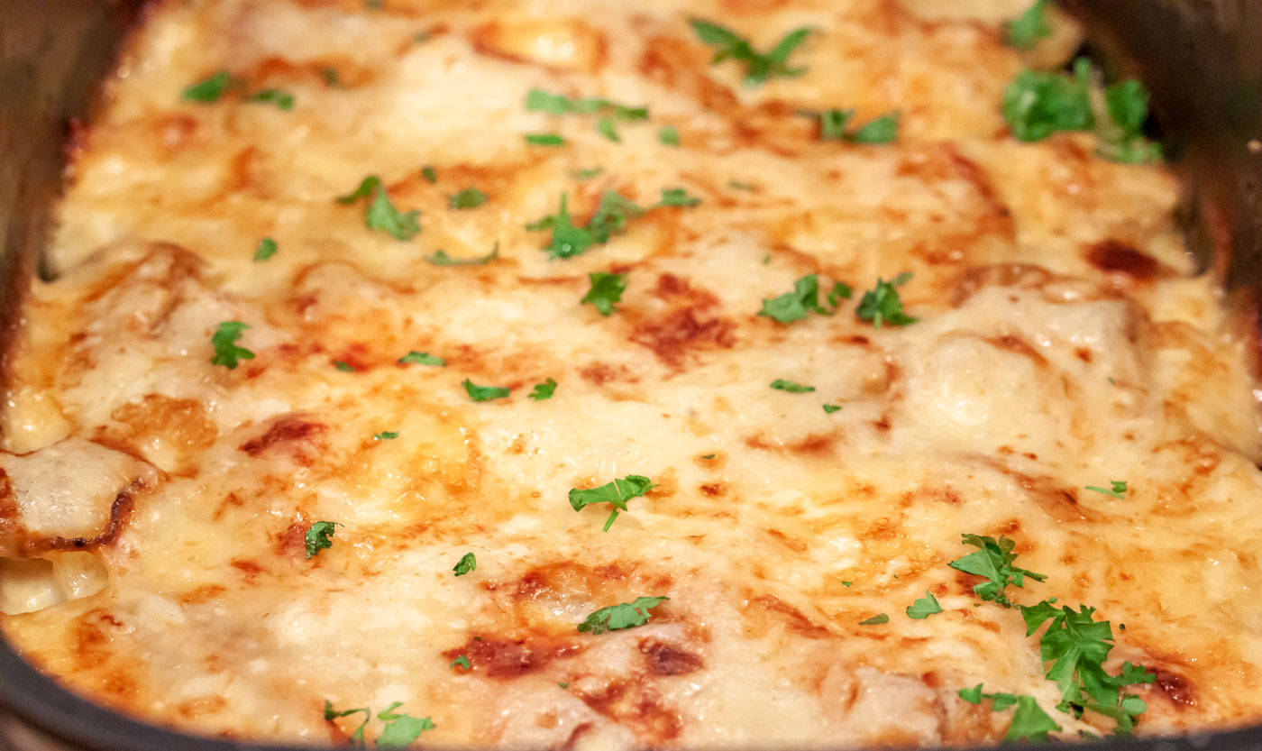Einfacher und schneller Kartoffelauflauf Rezept - Food Blaster
