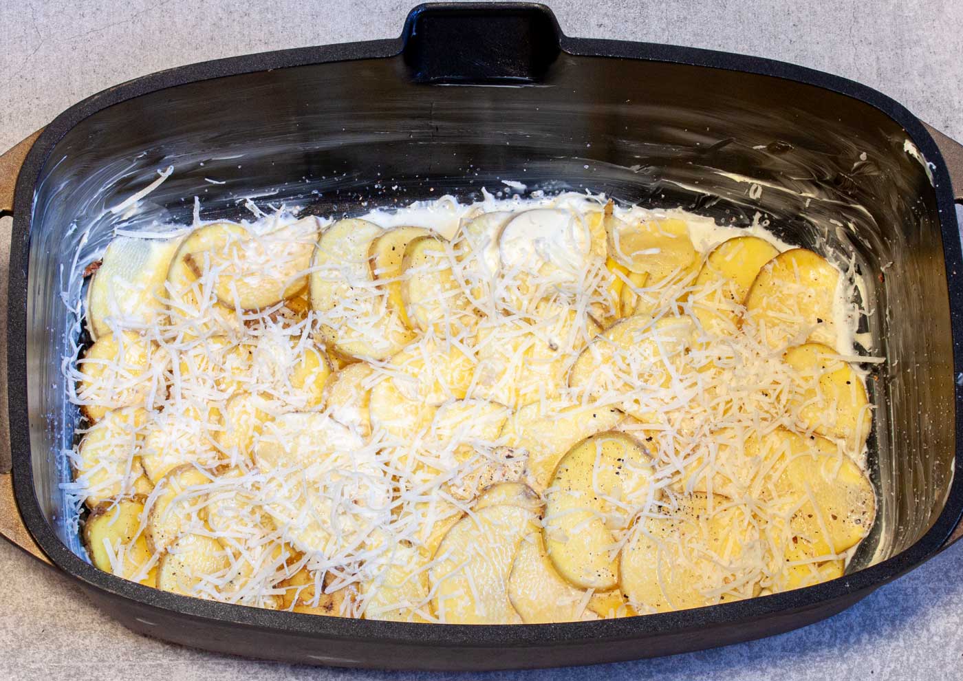 Einfacher und schneller Kartoffelauflauf Rezept - Food Blaster